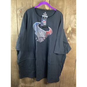 Fanatics NFL Houston Texans Tee Shirt Size 5XL Black